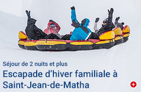 Escapae d'hiver familiale à Saint-Jean-de-Matha